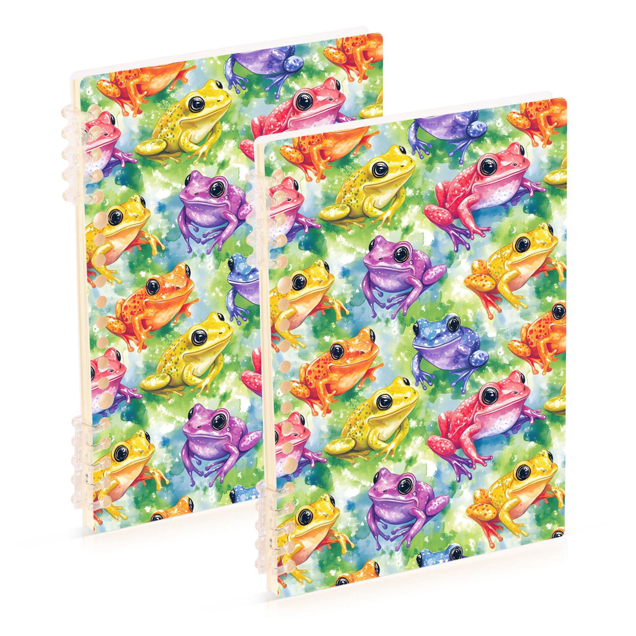 joogoo Spiral Journal Notebook Colorful Frogs College Ruled Notebooks 8 ...