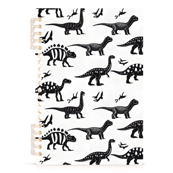 joogoo Spiral Journal Notebook Dinosaurs College Ruled Notebooks 8.3" x 5.7" 1 PC