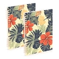 thumbnail image 1 of joogoo Spiral Journal Notebook Elegant Retro Flowers College Ruled Notebooks 8.3" x 5.7" 2 PCs, 1 of 8