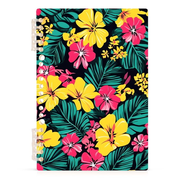 joogoo Spiral Journal Notebook Elegant Tropical Floral-h1 College Ruled Notebooks 8.3" x 5.7" 1 PC
