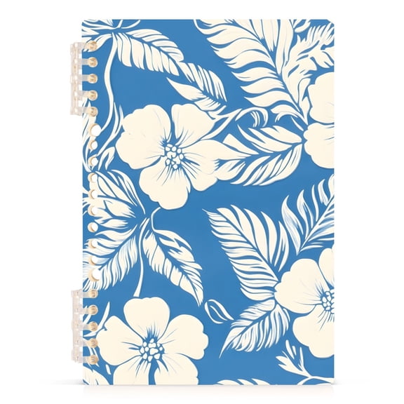 joogoo Spiral Journal Notebook Elegant Tropical Floral-h3 College Ruled Notebooks 8.3" x 5.7" 1 PC