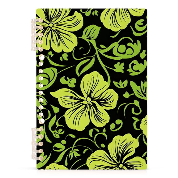 joogoo Spiral Journal Notebook Elegant Tropical Floral-h7 College Ruled Notebooks 8.3" x 5.7" 1 PC