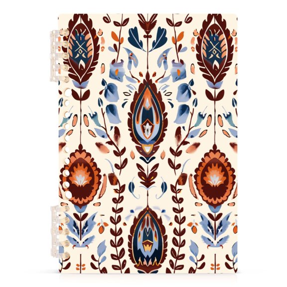 joogoo Spiral Journal Notebook Ethnic Boho Totem Pattern College Ruled Notebooks 8.3" x 5.7" 1 PC