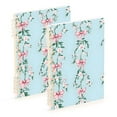 thumbnail image 1 of joogoo Spiral Journal Notebook Flowers Bows College Ruled Notebooks 8.3" x 5.7" 2 PCs, 1 of 8