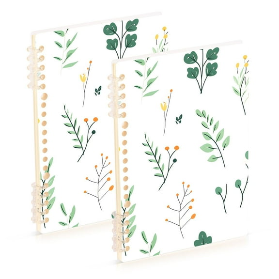 joogoo Spiral Journal Notebook Grass College Ruled Notebooks 8.3" x 5.7" 2 PCs