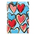 thumbnail image 1 of joogoo Spiral Journal Notebook Hearts College Ruled Notebooks 8.3" x 5.7" 1 PC, 1 of 8