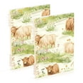 thumbnail image 1 of joogoo Spiral Journal Notebook Highland Cattle Flower-w3 College Ruled Notebooks 8.3" x 5.7" 2 PCs, 1 of 8