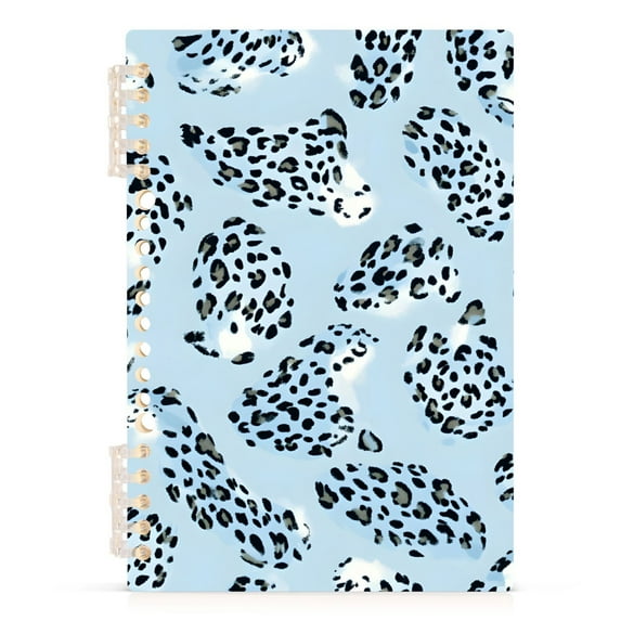 joogoo Spiral Journal Notebook Leopard Skin Light Pattern College Ruled Notebooks 8.3" x 5.7" 1 PC