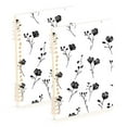 thumbnail image 1 of joogoo Spiral Journal Notebook Line Flowers College Ruled Notebooks 8.3" x 5.7" 2 PCs, 1 of 8