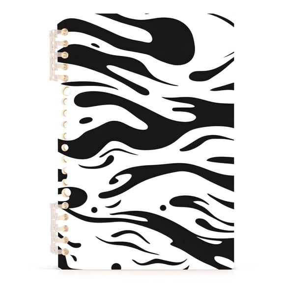 joogoo Spiral Journal Notebook Liquid Wave Pattern College Ruled Notebooks 8.3" x 5.7" 1 PC