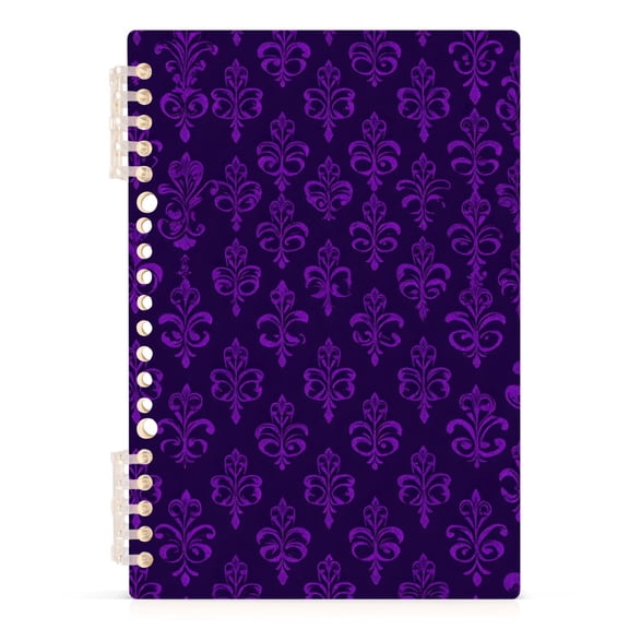 joogoo Spiral Journal Notebook Mardi Gras Art Pattern College Ruled Notebooks 8.3" x 5.7" 1 PC