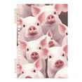 thumbnail image 1 of joogoo Spiral Journal Notebook Pigs Pink College Ruled Notebooks 8.3" x 5.7" 1 PC, 1 of 8
