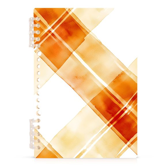 joogoo Spiral Journal Notebook Retro Checkered Grid-c1 College Ruled Notebooks 8.3" x 5.7" 1 PC