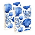 thumbnail image 1 of joogoo Spiral Journal Notebook Seashells Coral College Ruled Notebooks 8.3" x 5.7" 2 PCs, 1 of 8