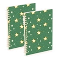 thumbnail image 1 of joogoo Spiral Journal Notebook Stars Pattern College Ruled Notebooks 8.3" x 5.7" 2 PCs, 1 of 8