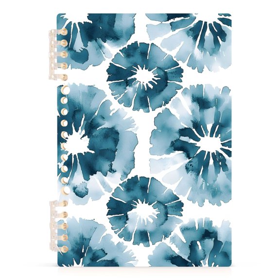 joogoo Spiral Journal Notebook Tie-dye Blue College Ruled Notebooks 8.3" x 5.7" 1 PC