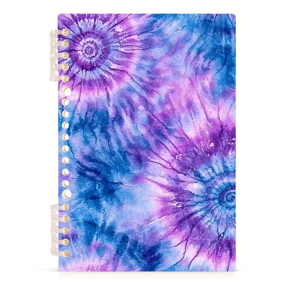 joogoo Spiral Journal Notebook Tie-dye Purple-p6 College Ruled Notebooks 8.3" x 5.7" 1 PC