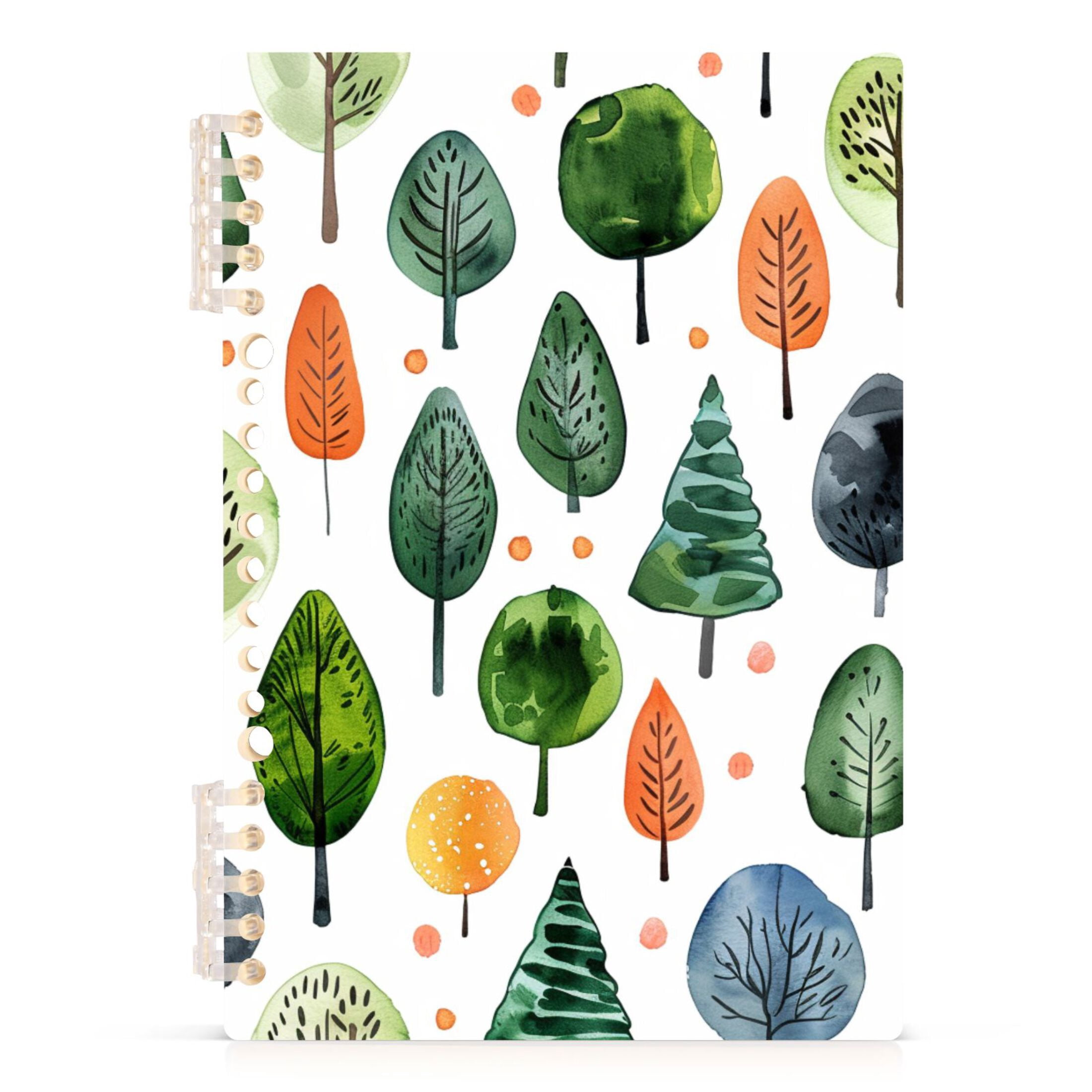 joogoo Spiral Journal Notebook Trees Christmas College Ruled Notebooks ...