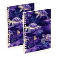 thumbnail image 1 of joogoo Spiral Journal Notebook Turtles Purple College Ruled Notebooks 8.3" x 5.7" 2 PCs, 1 of 8