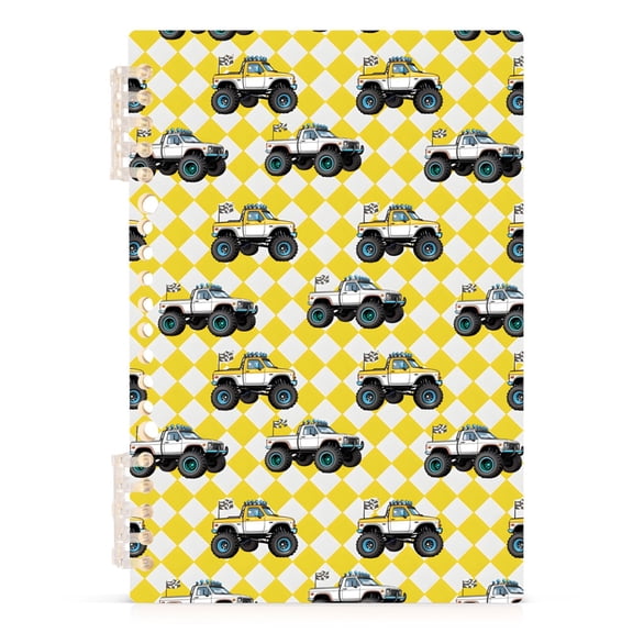 joogoo Spiral Journal Notebook Vehicle Car Checkered College Ruled Notebooks 8.3" x 5.7" 1 PC
