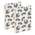 thumbnail image 1 of joogoo Spiral Journal Notebook Vintage Crab Print College Ruled Notebooks 8.3" x 5.7" 2 PCs, 1 of 8