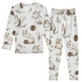 thumbnail image 1 of joogoo Squirrels Cute 2 Piece Long Sleeve Tee and Pants Cotton Pajama Set 4T, 1 of 7