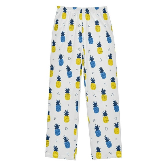 joogoo Summer Pineapples Pajama Pants Pj Bottoms Sleepwear Lounge L