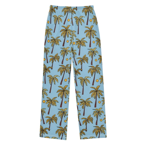 joogoo Sun and Palm Tree Pajama Pants Pj Bottoms Sleepwear Lounge XL