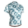thumbnail image 1 of joogoo Tie Dye Blue Pattern Men's Cycling Jerseys Mountain Bike Short Sleeve Tops S, 1 of 7