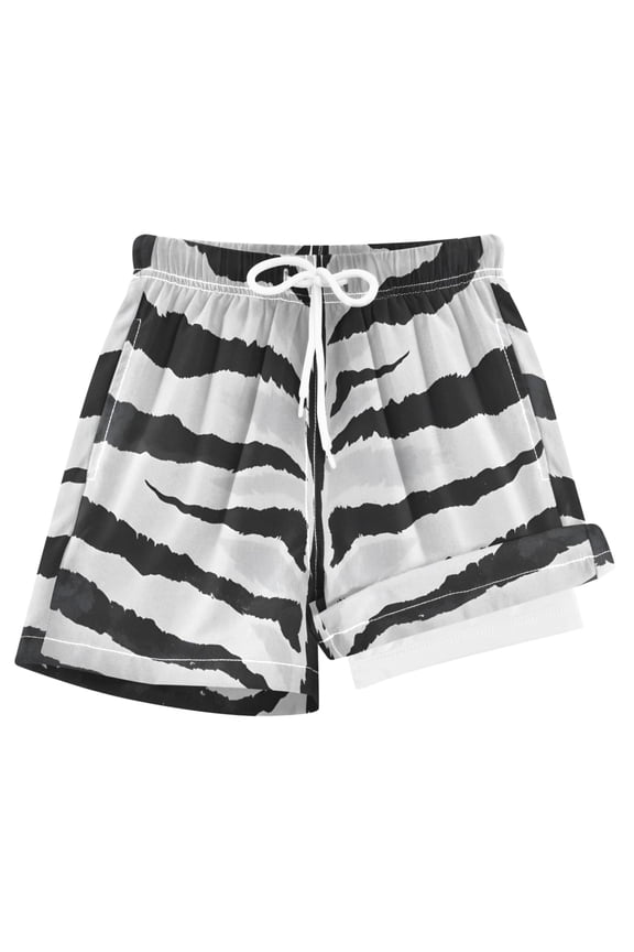 Tigers Stripes Boys Swim Trunks Beach Swimsuit Shorts Boxer 9-11Y