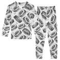 thumbnail image 1 of joogoo Tires Pattern 2 Piece Long Sleeve Tee and Pants Cotton Pajama Set 4T, 1 of 7