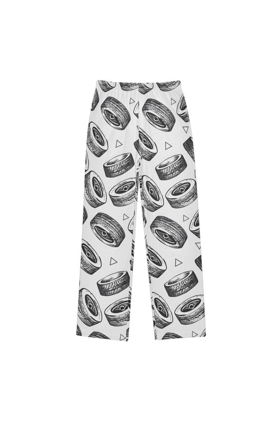 Tires Pattern Pajama Pants Pj Bottoms Sleepwear Lounge L