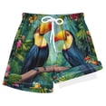 thumbnail image 1 of joogoo Tropical Jungle Toucans Boys Swim Trunks Beach Swimsuit Shorts Boxer 7Y, 1 of 8