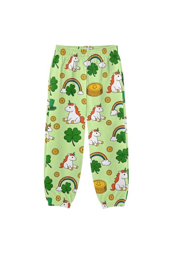 Unicorn and Rainbow Boys' Sweatpants Jogger Pants 4T