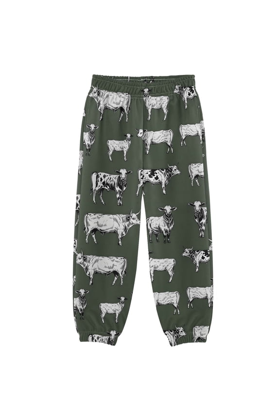 Vintage Cows Boys' Sweatpants Jogger Pants 7-8Y