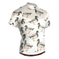 thumbnail image 1 of joogoo Vintage Mallard Ducks Pattern Men's Cycling Jerseys Mountain Bike Short Sleeve Tops M, 1 of 7