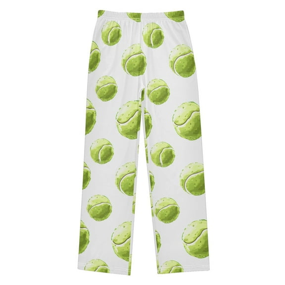 joogoo Watercolor Tennis Balls Pajama Pants Pj Bottoms Sleepwear Lounge L
