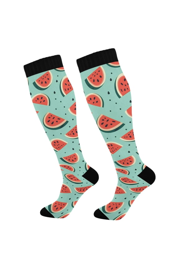 Watermelons Socks Women Men Knee High Sock