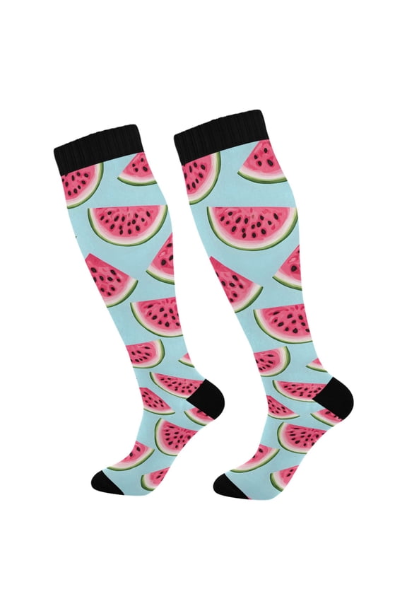 Watermelons Socks Women Men Knee High Sock