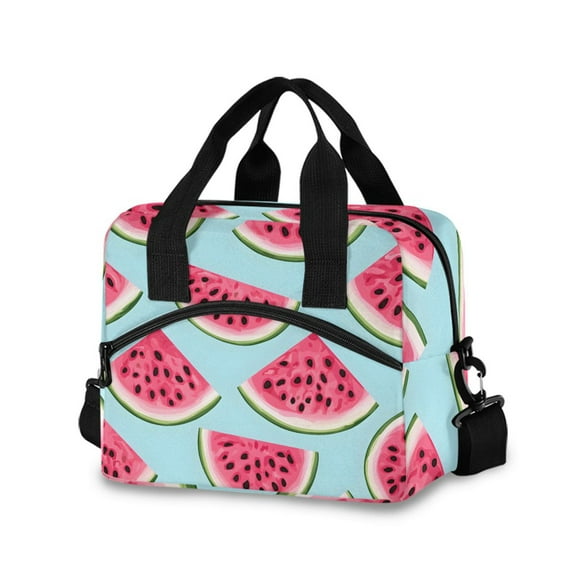 joogoo Watermelons Insulated Lunch Bags Reusable Cooler Box with Shoulder Strap