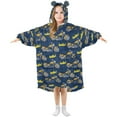 thumbnail image 1 of joogoo Wearable Blanket Hoodie for Cartoon Motorcycle-m1 Flannel Sherpa Pocket 3-14 YR S, 1 of 7