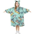 thumbnail image 1 of joogoo Wearable Blanket Hoodie for Cool Sharks Skating Oversized Sherpa Hooded 3-14 YR M, 1 of 7