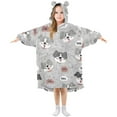 thumbnail image 1 of joogoo Wearable Blanket Hoodie for Cute Dogs Oversized Sherpa Hooded 3-14 YR M, 1 of 7