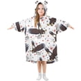 thumbnail image 1 of joogoo Wearable Blanket Hoodie for Eagles Stars Flannel Sherpa Pocket 3-14 YR S, 1 of 7