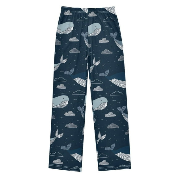 joogoo Whales in Sea Pajama Pants Pj Bottoms Sleepwear Lounge S