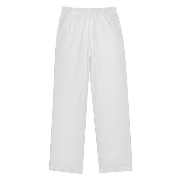 joogoo White Pajama Pants Pj Bottoms Sleepwear Lounge L