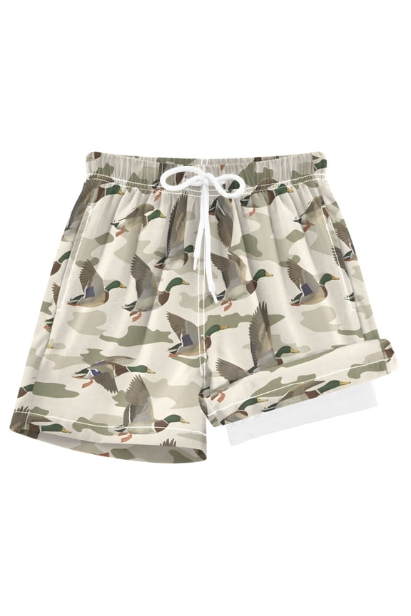 Wild Duck Boys Swim Trunks Beach Swimsuit Shorts Boxer 4T