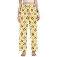 thumbnail image 1 of joogoo Women Cartoon Monkey Bananas Pajamas Pants Lounge Bottoms Pjs with Pockets XXL, 1 of 8