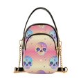 thumbnail image 1 of joogoo Women Cute Tie-dye Skull Chain Crossbody Bags Shoulder Handbag Phone Purse, 1 of 5