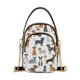 thumbnail image 1 of joogoo Women Different Cartoon Funny Dogs Chain Crossbody Bags Shoulder Handbag Phone Purse, 1 of 5